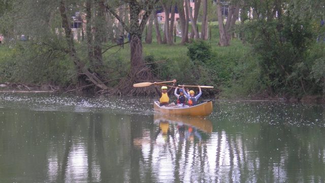 Primo test in canoa