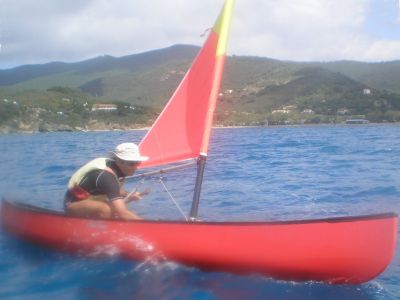 Posizione del canoista singolo